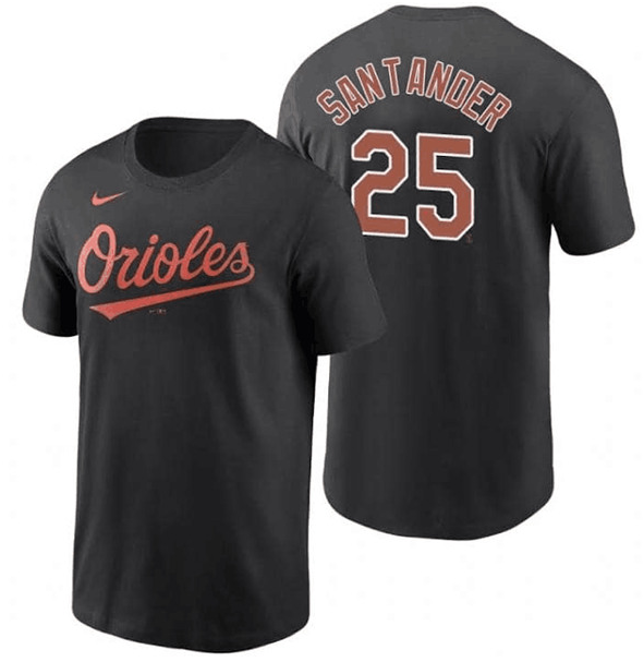 Men's Baltimore Orioles #25 Anthony Santander MLB T-Shirt Men's Baltimore Orioles #25 Anthony Santander MLB T-Shirt