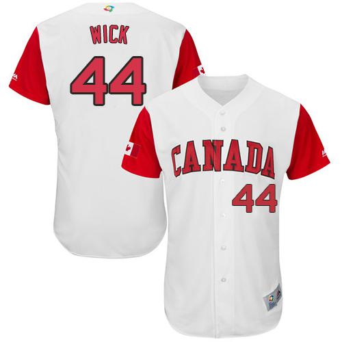 Team Canada #44 Rowan Wick White 2017 World MLB Classic Authentic Stitched MLB Jersey Team Canada #44 Rowan Wick White 2017 World MLB Classic Authentic Stitched MLB Jersey