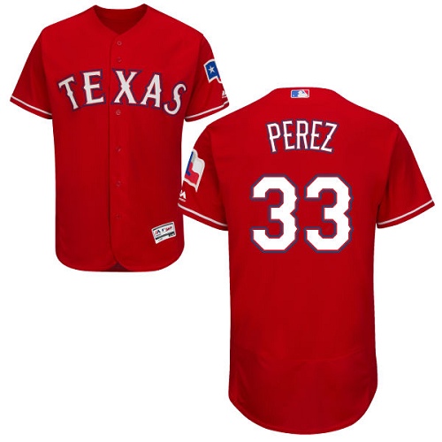 Rangers #33 Martin Perez Red Flexbase Authentic Collection Stitched MLB Jersey Rangers #33 Martin Perez Red Flexbase Authentic Collection Stitched MLB Jersey