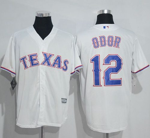Rangers #12 Rougned Odor White New Cool Base Stitched MLB Jersey Rangers #12 Rougned Odor White New Cool Base Stitched MLB Jersey