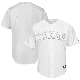 Texas Rangers Blank Majestic 2019 Players' Weekend Cool Base Team Jersey White Texas Rangers Blank Majestic 2019 Players' Weekend Cool Base Team Jersey White