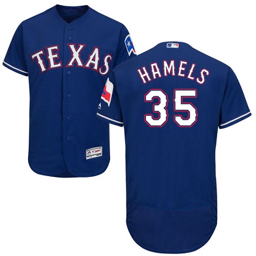 Rangers #35 Cole Hamels Blue Flexbase Authentic Collection Stitched MLB Jersey Rangers #35 Cole Hamels Blue Flexbase Authentic Collection Stitched MLB Jersey
