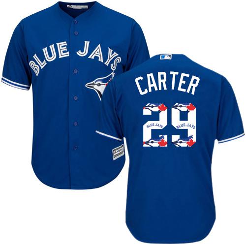 Blue Jays #29 Joe Carter Blue Team Logo Fashion Stitched MLB Jersey Blue Jays #29 Joe Carter Blue Team Logo Fashion Stitched MLB Jersey