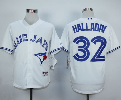 Blue Jays #32 Roy Halladay White Cool Base Stitched MLB Jersey Blue Jays #32 Roy Halladay White Cool Base Stitched MLB Jersey
