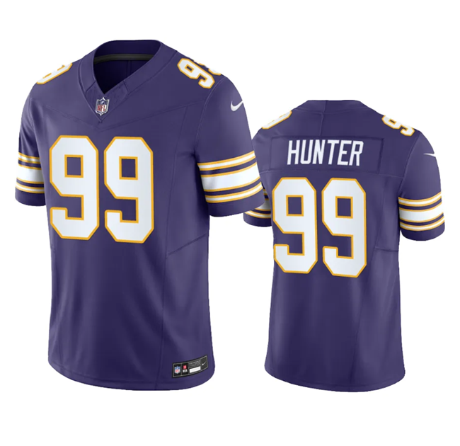Men's Minnesota Vikings #99 Danielle Hunter Purple 2023 F.U.S.E. Vapor Untouchable Limited Stitched Jersey Men's Minnesota Vikings #99 Danielle Hunter Purple 2023 F.U.S.E. Vapor Untouchable Limited Stitched Jersey