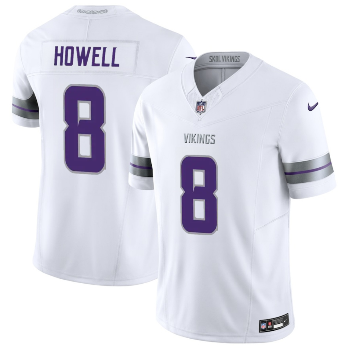 Men's Minnesota Vikings #8 Sam Howell White 2025 F.U.S.E. Winter Warrior Limited Stitched Jersey Men's Minnesota Vikings #8 Sam Howell White 2025 F.U.S.E. Winter Warrior Limited Stitched Jersey