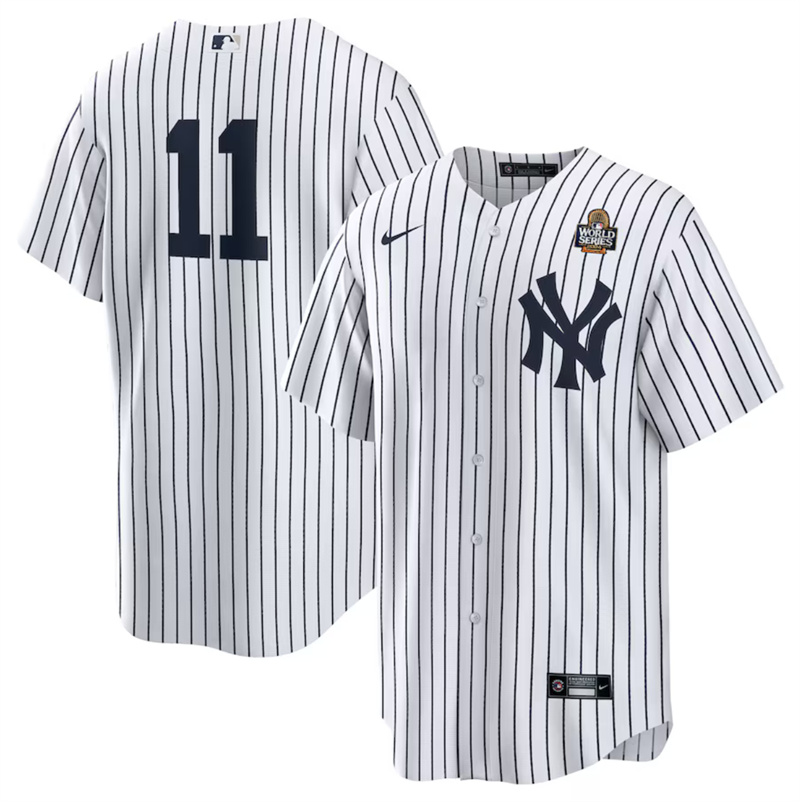 Men's New York Yankees #11 Anthony Volpe White 2024 World Series Cool Base Stitched Baseball Jersey Men's New York Yankees #11 Anthony Volpe White 2024 World Series Cool Base Stitched Baseball Jersey