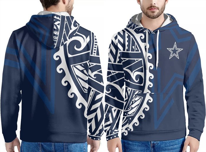 Men's Dallas Cowboys Navy Pullover Hoodie Men's Dallas Cowboys Navy Pullover Hoodie