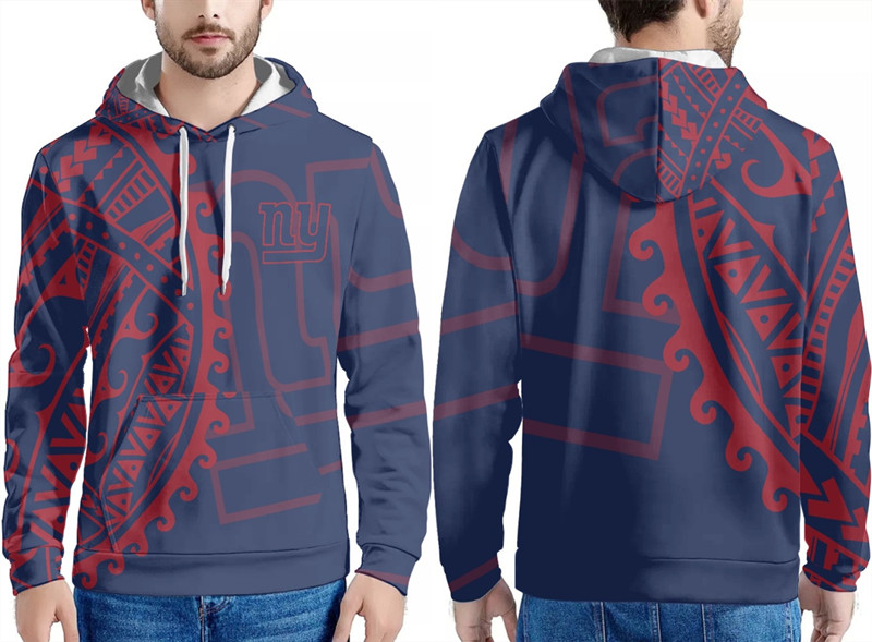 Men's New York Giants Navy/Red Pullover Hoodie Men's New York Giants Navy/Red Pullover Hoodie