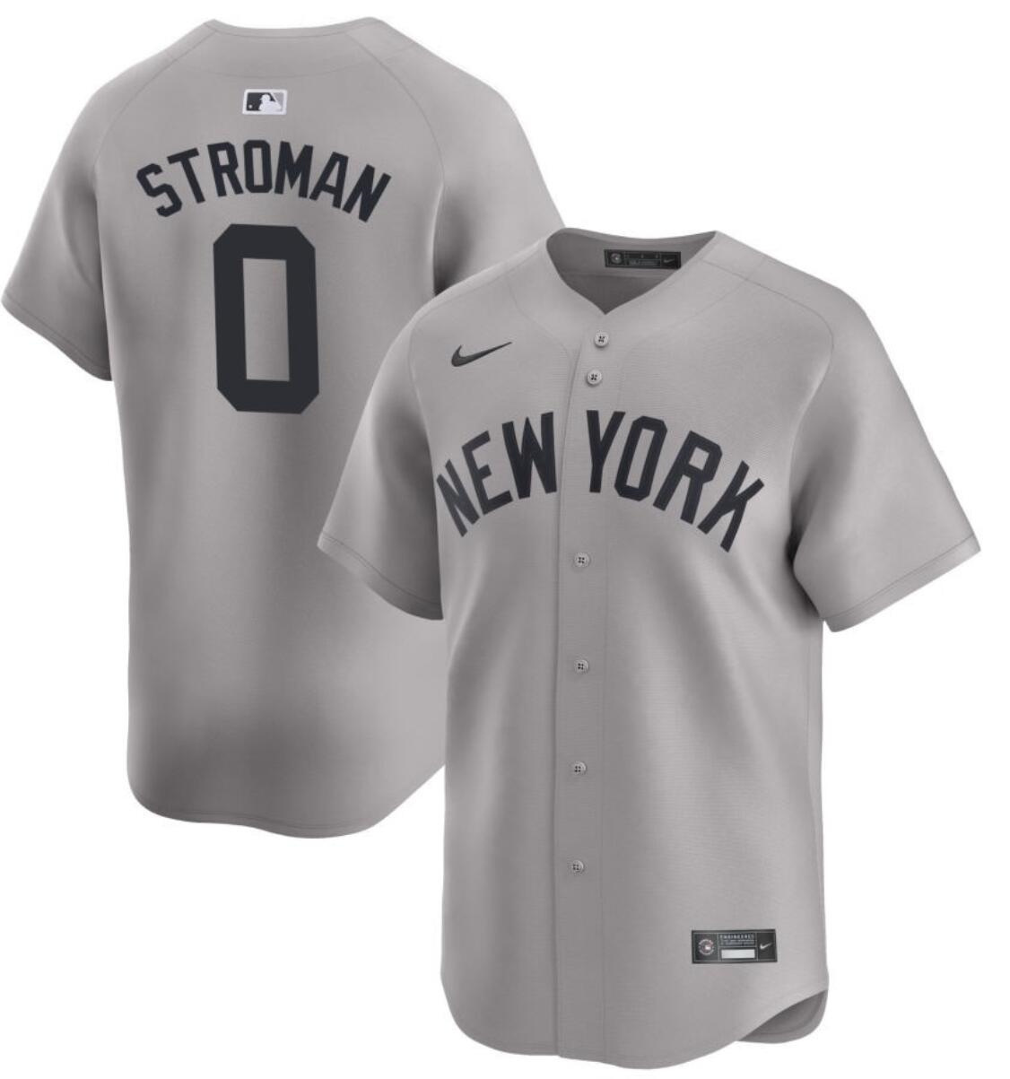 Men's New York Yankees #0 Marcus Stroman Grey Cool Base Stitched Baseball Jersey Men's New York Yankees #0 Marcus Stroman Grey Cool Base Stitched Baseball Jersey