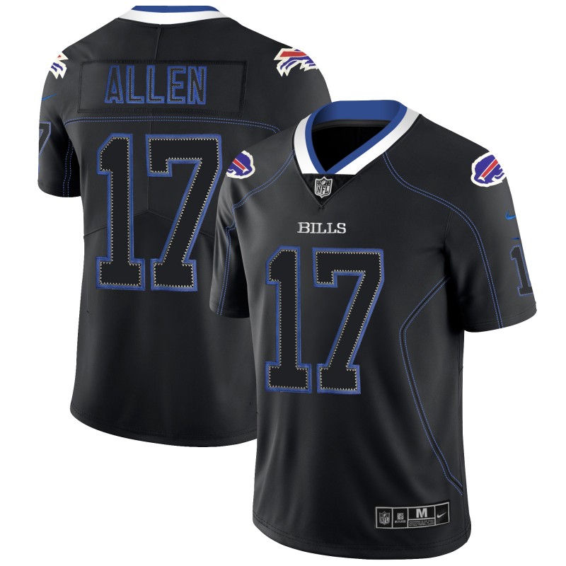 Men's Buffalo Bills ACTIVE PLAYER Custom 2018 Black Lights Out Color Rush Stitched Jersey Men's Buffalo Bills ACTIVE PLAYER Custom 2018 Black Lights Out Color Rush Stitched Jersey