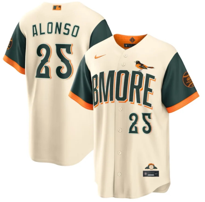 Men's Baltimore Orioles Custom 2026 City Connect Stitched Baseball Jersey Men's Baltimore Orioles Custom 2026 City Connect Stitched Baseball Jersey