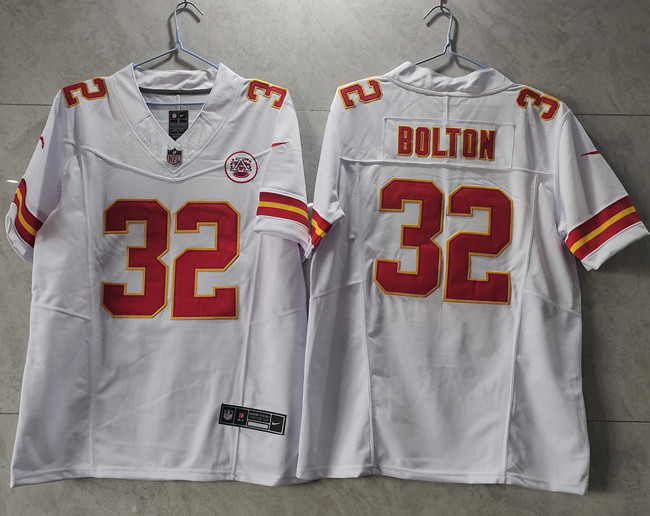 Men’s Kansas City Chiefs #32 Nick Bolton White 2023 F.U.S.E. Vapor Untouchable Limited Stitched Jersey Men’s Kansas City Chiefs #32 Nick Bolton White 2023 F.U.S.E. Vapor Untouchable Limited Stitched Jersey