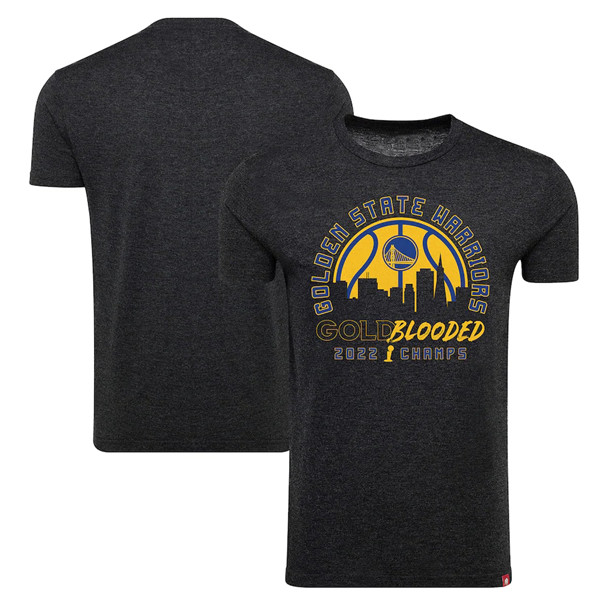 Men's Golden State Warriors 2022 2022 Black NBA Finals Champions Comfy Tri-Blend T-Shirt Men's Golden State Warriors 2022 2022 Black NBA Finals Champions Comfy Tri-Blend T-Shirt