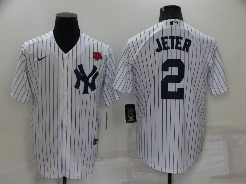 Men's New York Yankees #2 Derek Jeter White Cool Base Stitched Baseball Jersey Men's New York Yankees #2 Derek Jeter White Cool Base Stitched Baseball Jersey