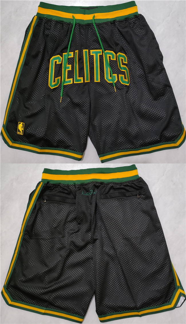 Men's Boston Celtics Black Shorts (Run Small) Men's Boston Celtics Black Shorts (Run Small)