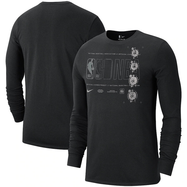 Men's Boston Celtics 2022 Black Long Sleeve T-Shirt Men's Boston Celtics 2022 Black Long Sleeve T-Shirt