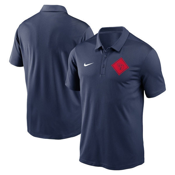 Men's Cleveland Guardians Navy Polo T-Shirt Men's Cleveland Guardians Navy Polo T-Shirt