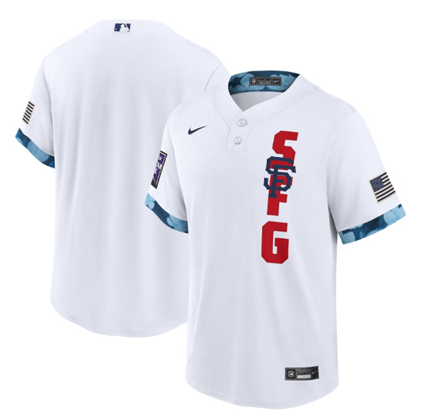 Men's San Francisco Giants Blank 2021 White All-Star Cool Base Stitched MLB Jersey Men's San Francisco Giants Blank 2021 White All-Star Cool Base Stitched MLB Jersey