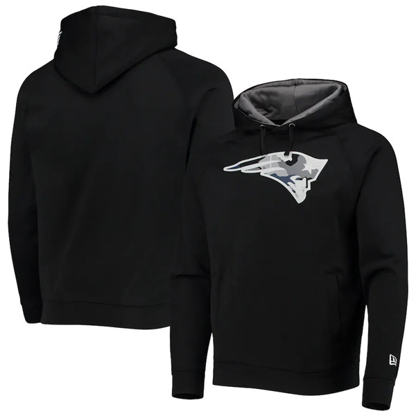 Men's New England Patriots Black Pullover Hoodie Men's New England Patriots Black Pullover Hoodie