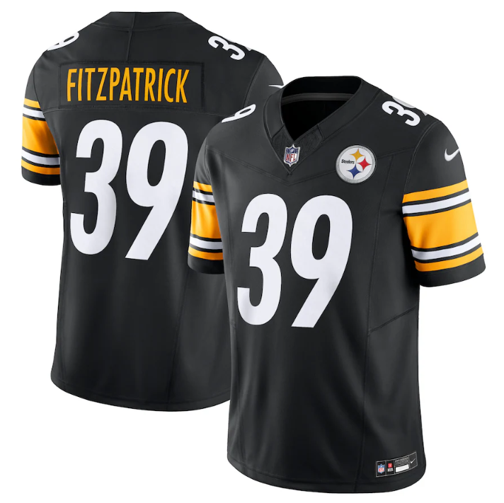 Men's Pittsburgh Steelers #39 Minkah Fitzpatrick Black 2023 F.U.S.E. Vapor Untouchable Limited Jersey Men's Pittsburgh Steelers #39 Minkah Fitzpatrick Black 2023 F.U.S.E. Vapor Untouchable Limited Jersey