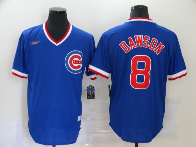 Men's Chicago Cubs #8 Andre Dawson Blue Throwback Cool Base Stitched Jersey Men's Chicago Cubs #8 Andre Dawson Blue Throwback Cool Base Stitched Jersey