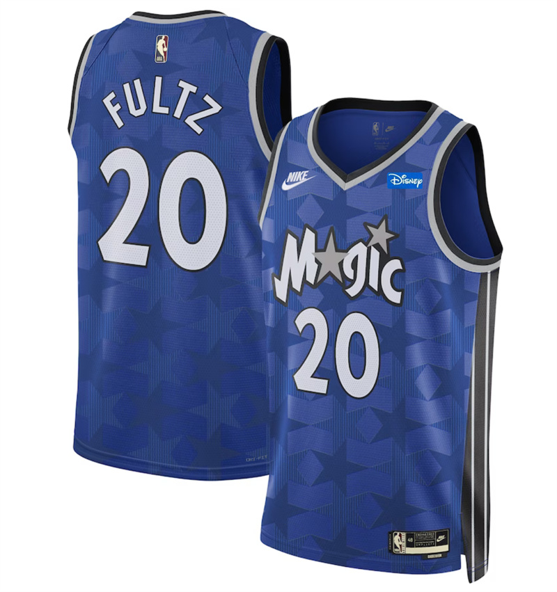 Men's Orlando Magic #20 Markelle Fultz Blue 2023/24 Classic Edition Stitched Basketball Jersey Men's Orlando Magic #20 Markelle Fultz Blue 2023/24 Classic Edition Stitched Basketball Jersey