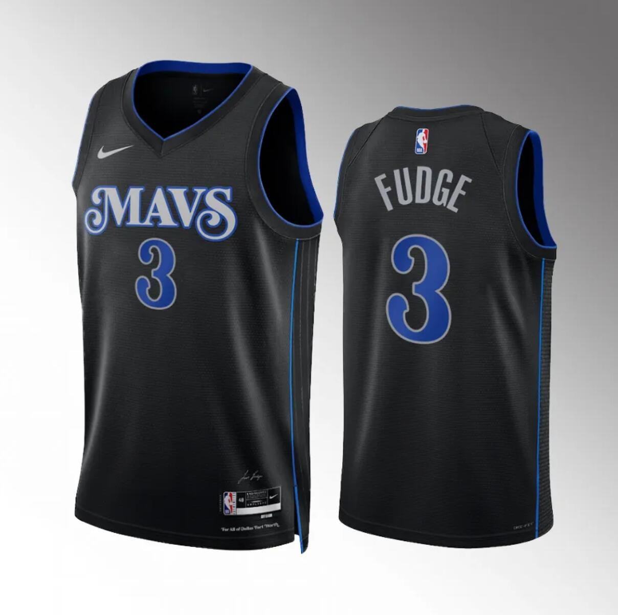 Men's Dallas Mavericks #3 Alex Fudge Black 2023/24 City Edition Stitched Basketball Jersey Men's Dallas Mavericks #3 Alex Fudge Black 2023/24 City Edition Stitched Basketball Jersey