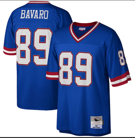 Men's Mitchell & Ness Mark Bavaro Royal New York Giants Jersey Men's Mitchell & Ness Mark Bavaro Royal New York Giants Jersey