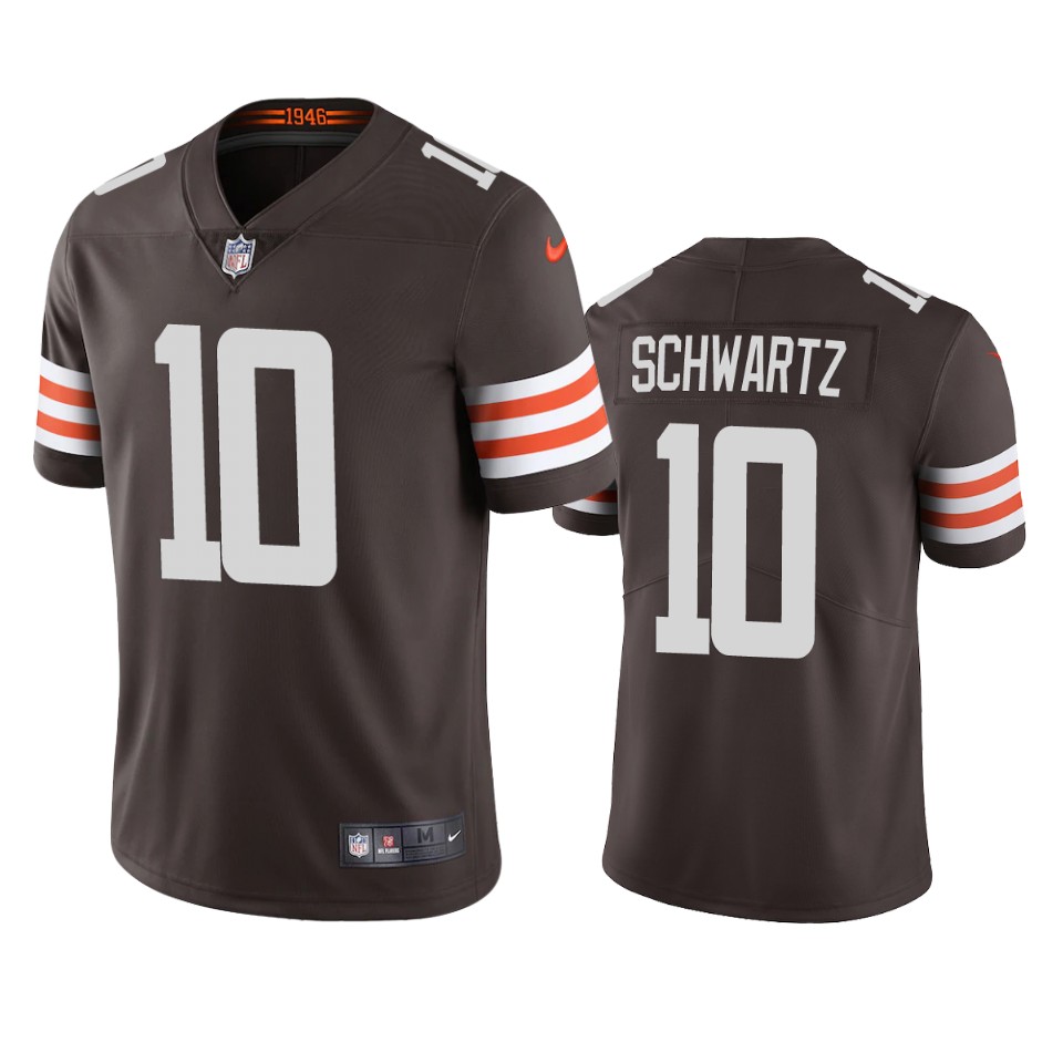 Men's Cleveland Browns #10 Anthony Schwartz Tan Brown Vapor Untouchable Limited Stitched Jersey Men's Cleveland Browns #10 Anthony Schwartz Tan Brown Vapor Untouchable Limited Stitched Jersey