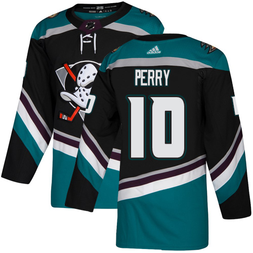 Adidas Ducks #10 Corey Perry Black/Teal Alternate Authentic Stitched NHL Jersey Adidas Ducks #10 Corey Perry Black/Teal Alternate Authentic Stitched NHL Jersey