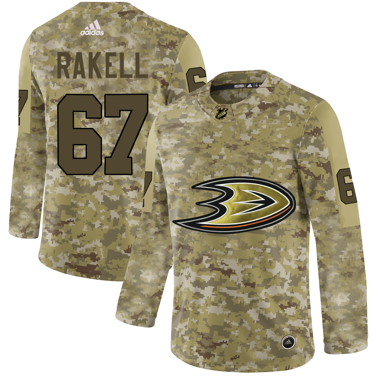 Adidas Ducks #67 Rickard Rakell Camo Authentic Stitched NHL Jersey Adidas Ducks #67 Rickard Rakell Camo Authentic Stitched NHL Jersey