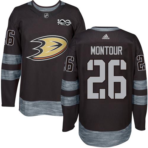 Adidas Ducks #26 Brandon Montour Black 1917-2017 100th Anniversary Stitched NHL Jersey Adidas Ducks #26 Brandon Montour Black 1917-2017 100th Anniversary Stitched NHL Jersey