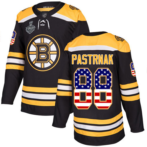 Adidas Bruins #88 David Pastrnak Black Home Authentic USA Flag Stanley Cup Final Bound Stitched NHL Jersey Adidas Bruins #88 David Pastrnak Black Home Authentic USA Flag Stanley Cup Final Bound Stitched NHL Jersey
