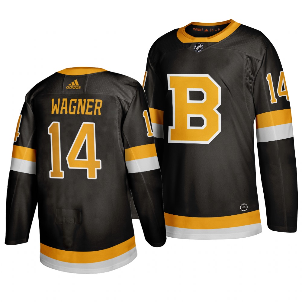 Adidas Boston Bruins #14 Chris Wagner Black 2019-20 Authentic Third Stitched NHL Jersey Adidas Boston Bruins #14 Chris Wagner Black 2019-20 Authentic Third Stitched NHL Jersey