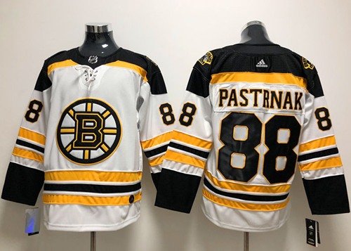 Adidas Bruins #88 David Pastrnak White Road Authentic Stitched NHL Jersey Adidas Bruins #88 David Pastrnak White Road Authentic Stitched NHL Jersey