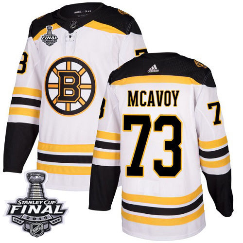 Adidas Bruins #73 Charlie McAvoy White Road Authentic 2019 Stanley Cup Final Stitched NHL Jersey Adidas Bruins #73 Charlie McAvoy White Road Authentic 2019 Stanley Cup Final Stitched NHL Jersey