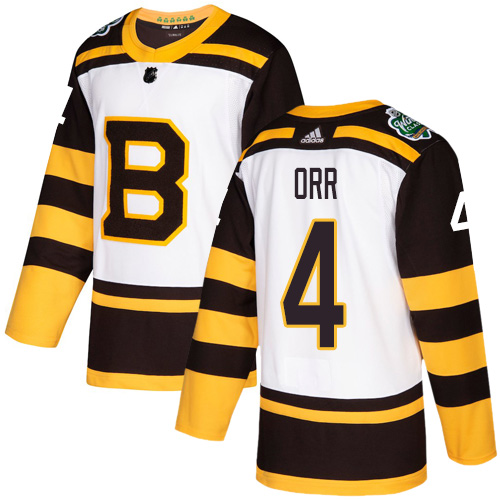 Adidas Bruins #4 Bobby Orr White Authentic 2019 Winter Classic Stitched NHL Jersey Adidas Bruins #4 Bobby Orr White Authentic 2019 Winter Classic Stitched NHL Jersey
