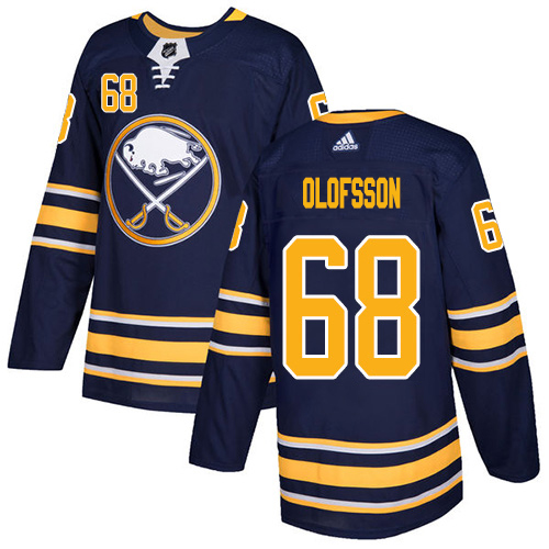 Adidas Sabres #68 Victor Olofsson Navy Blue Home Authentic Stitched NHL Jersey Adidas Sabres #68 Victor Olofsson Navy Blue Home Authentic Stitched NHL Jersey