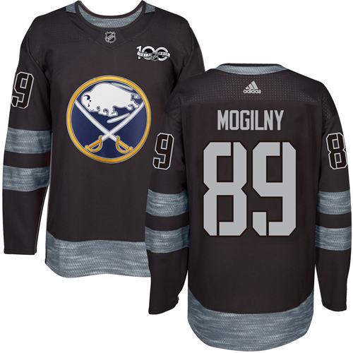 Adidas Sabres #89 Alexander Mogilny Black 1917-2017 100th Anniversary Stitched NHL Jersey Adidas Sabres #89 Alexander Mogilny Black 1917-2017 100th Anniversary Stitched NHL Jersey