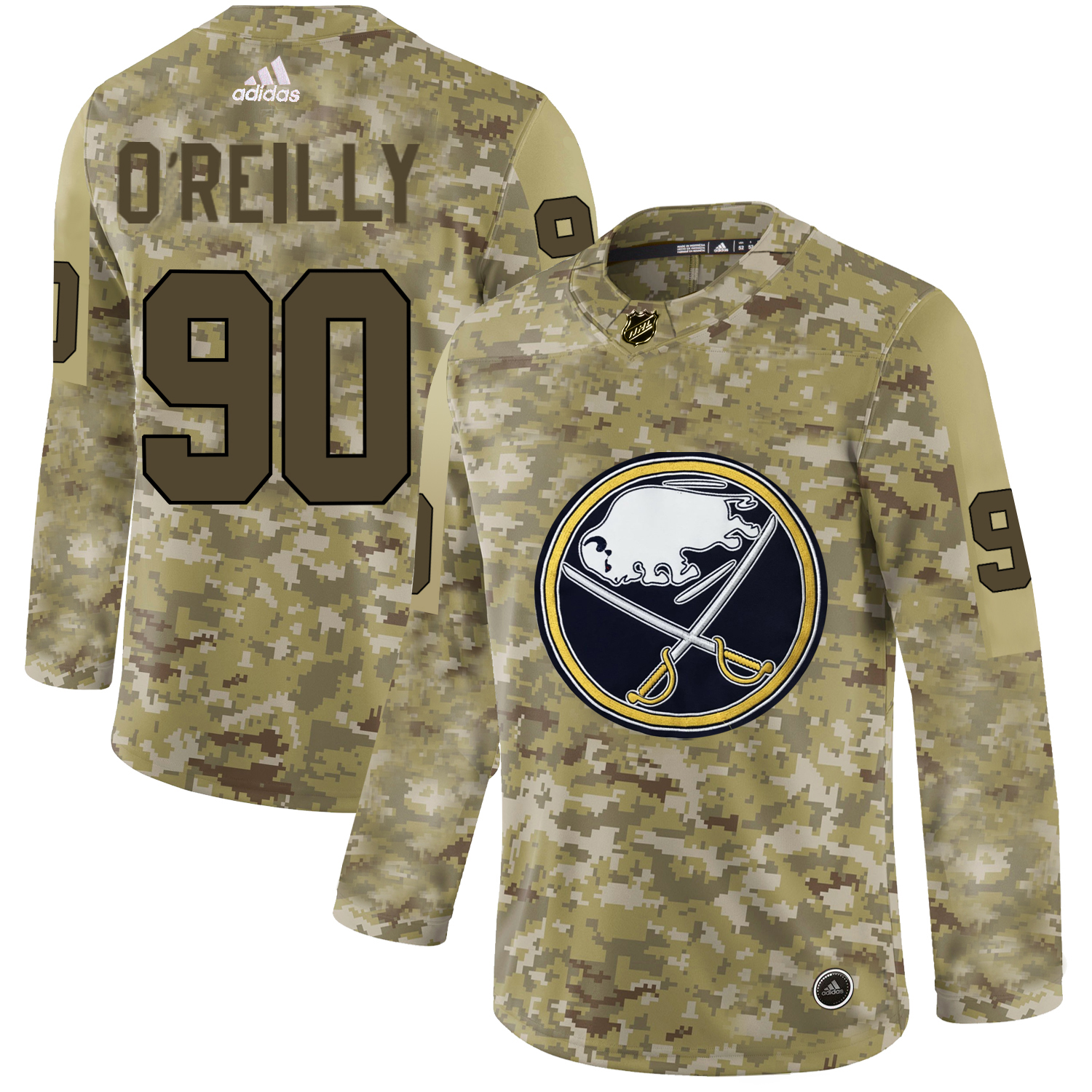 Adidas Sabres #90 Ryan O'Reilly Camo Authentic Stitched NHL Jersey Adidas Sabres #90 Ryan O'Reilly Camo Authentic Stitched NHL Jersey