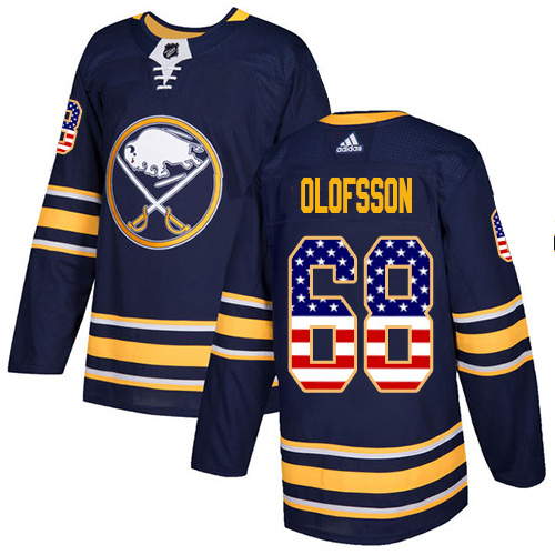 Adidas Sabres #68 Victor Olofsson Navy Blue Home Authentic USA Flag Stitched NHL Jersey Adidas Sabres #68 Victor Olofsson Navy Blue Home Authentic USA Flag Stitched NHL Jersey