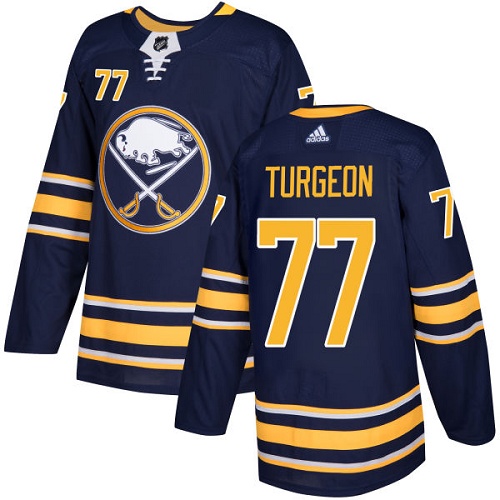 Adidas Sabres #77 Pierre Turgeon Navy Blue Home Authentic Stitched NHL Jersey Adidas Sabres #77 Pierre Turgeon Navy Blue Home Authentic Stitched NHL Jersey