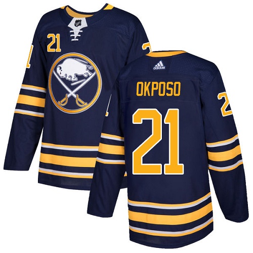 Adidas Sabres #21 Kyle Okposo Navy Blue Home Authentic Stitched NHL Jersey Adidas Sabres #21 Kyle Okposo Navy Blue Home Authentic Stitched NHL Jersey