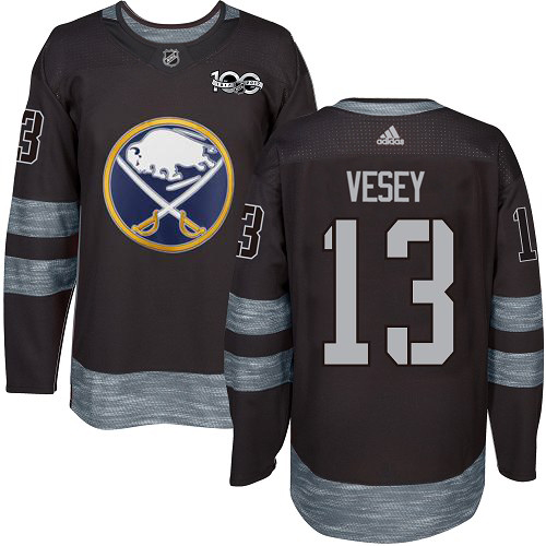 Adidas Sabres #13 Jimmy Vesey Black 1917-2017 100th Anniversary Stitched NHL Jersey Adidas Sabres #13 Jimmy Vesey Black 1917-2017 100th Anniversary Stitched NHL Jersey