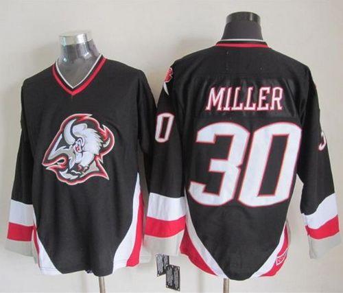 Sabres #30 Ryan Miller Black CCM Throwback Stitched NHL Jersey Sabres #30 Ryan Miller Black CCM Throwback Stitched NHL Jersey