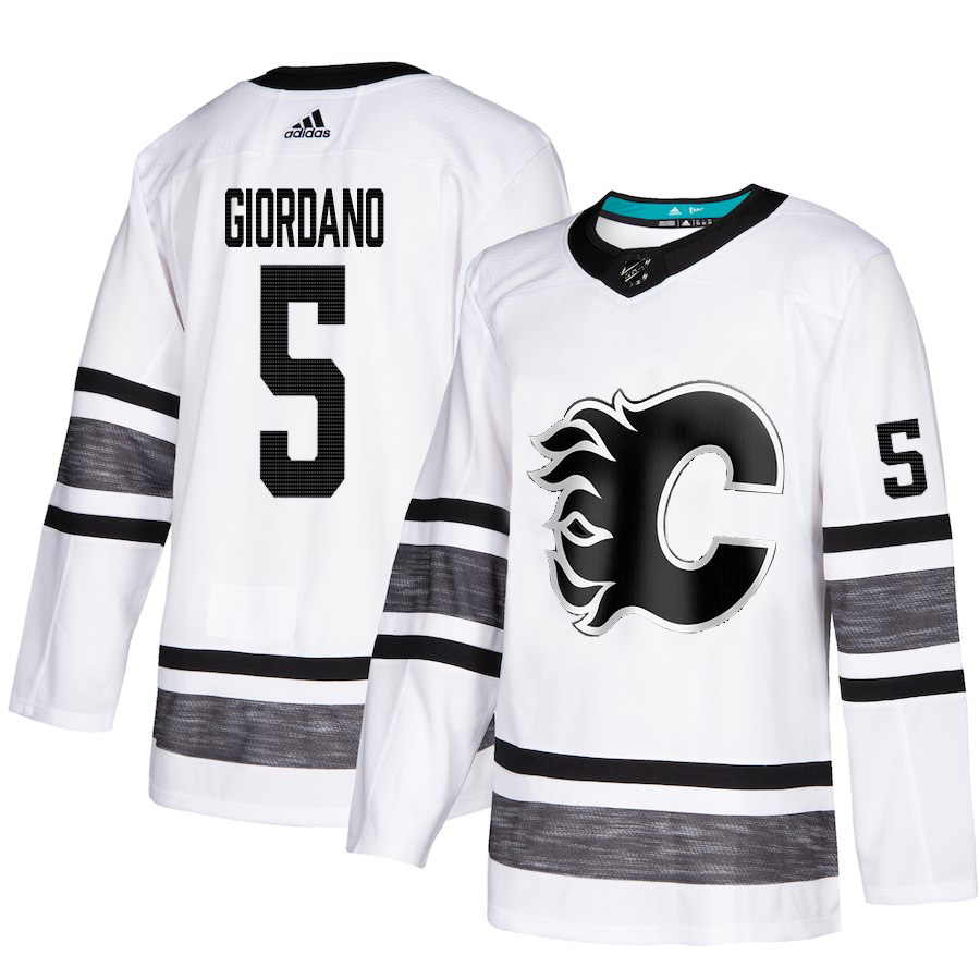 Adidas Flames #5 Mark Giordano White 2019 All-Star Game Parley Authentic Stitched NHL Jersey Adidas Flames #5 Mark Giordano White 2019 All-Star Game Parley Authentic Stitched NHL Jersey