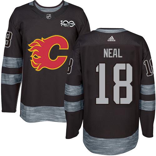 Adidas Flames #18 James Neal Black 1917-2017 100th Anniversary Stitched NHL Jersey Adidas Flames #18 James Neal Black 1917-2017 100th Anniversary Stitched NHL Jersey