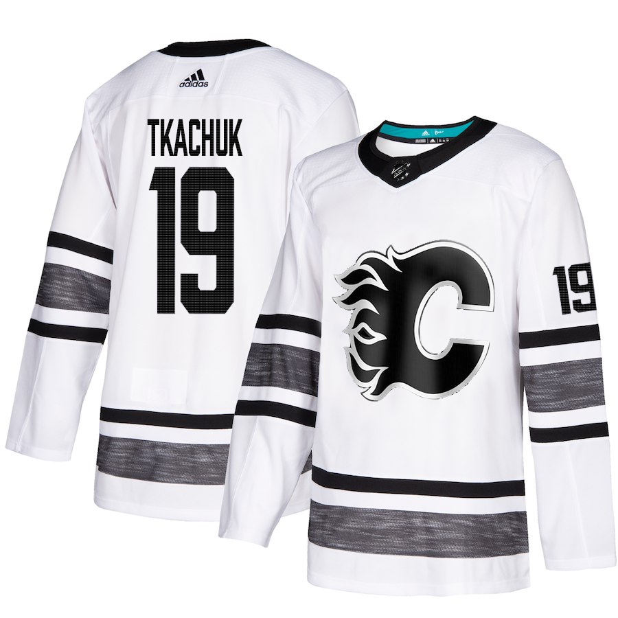 Adidas Flames #19 Matthew Tkachuk White 2019 All-Star Game Parley Authentic Stitched NHL Jersey Adidas Flames #19 Matthew Tkachuk White 2019 All-Star Game Parley Authentic Stitched NHL Jersey