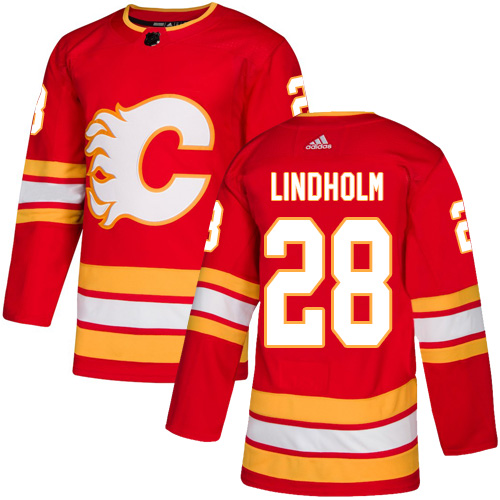 Adidas Flames #28 Elias Lindholm Red Alternate Authentic Stitched NHL Jersey Adidas Flames #28 Elias Lindholm Red Alternate Authentic Stitched NHL Jersey